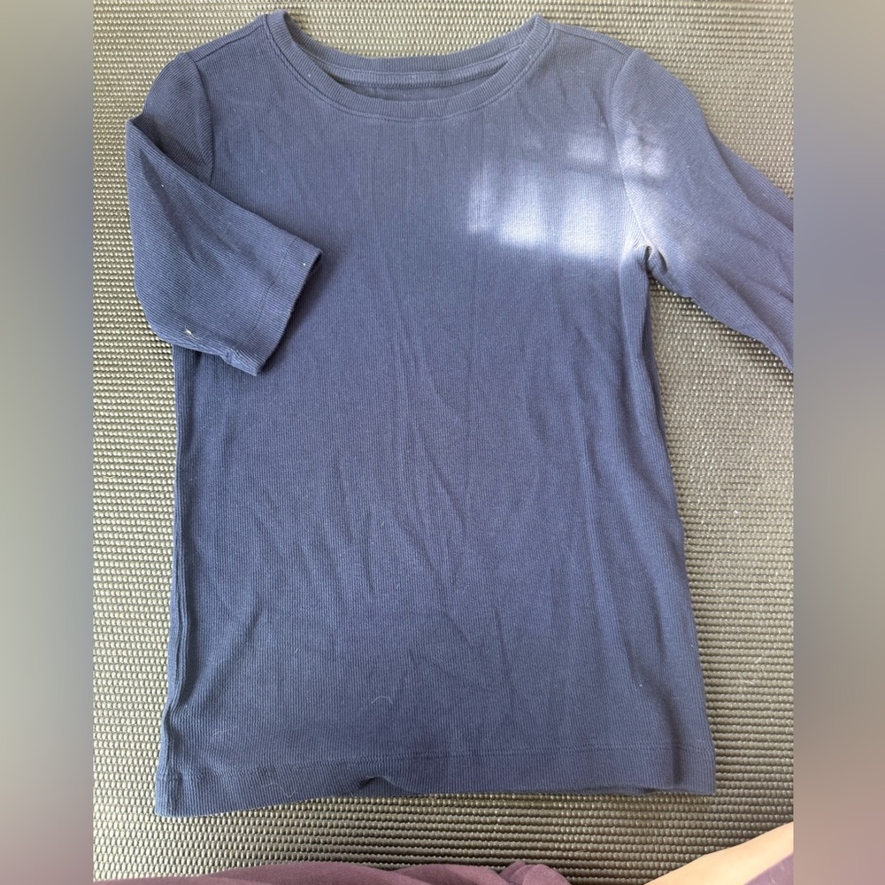 LOFT ribbed crewneck top